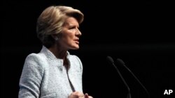 Menteri Luar Negeri Australia Julie Bishop.