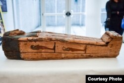 Shown, one of five artifacts returned to Egypt during a ceremony at the Egyptian Embassy, Washington, D.C., Dec. 1, 2016. (Courtesy: U.S. Immigration and Customs Enforcement)