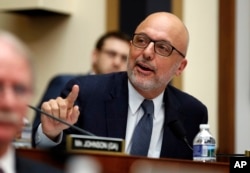 FILE - Rep. Ted Deutch, D-Fla., speaks during a House committee hearing on Capitol Hill in Washington, Dec. 7, 2017.