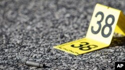 Una de las pruebas del tiroteo presentado en Chicago, esta semana.