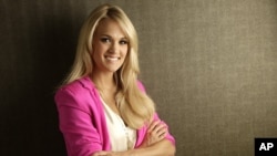 Carrie Underwood in Nashville, Tennessee, May 1, 2012.