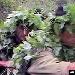 The Kurdistan Workers’ Party or PKK train in the Qendil mountains on the border with Iraq