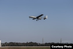 2019年1月24日台灣海軍向媒體展示遠程無人機銳鳶近距離飛行 （照片來源：台灣國防部網站）