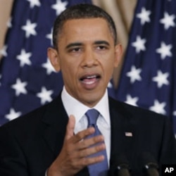 President Barack Obama delivers an address on US Middle East and North Africa policy at the State Department in Washington, DC, May 19, 2011