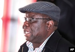 Zimbabwe's main opposition leader Morgan Tsvangirai in Harare, Aug. 1 2013.