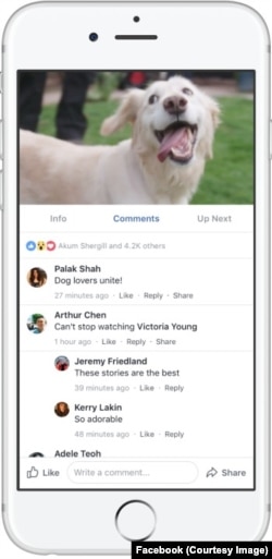 Facebook Watch Comments
