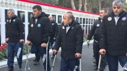 20 Yanvar Ümumxalq Hüzn Günü ictimaiyyət Şəhidlər Xiyabanını ziyarət edir