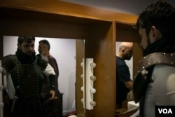 Maxime Chami plays Mared Tay, the villain of the opera. (Photo: John Owens for VOA)