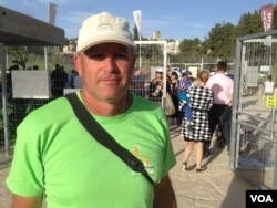 Amir Balaban, Gazelle Valley Park, Jerusalem, April 8, 2015. (Michael Lipin/VOA)