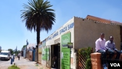 103rd Street in Johannesburg has been nicknamed "Mogadishio" for its large Somali community. (VOA/S. Honorine)