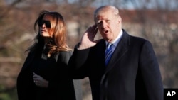 El presidente Donald Trump, viajará junto a la primera dama, Melania Trump, a Nueva Hampshire, el lunes, 19 de marzo, de 2018, para revelar su plan contra la crisis de opioides en EE.UU.