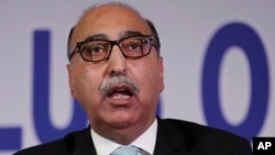 FILE - India summoned Pakistani High Commissioner Abdul Basit in New Delhi on Sept. 27, 2016, and presented him with what it said was proof of Pakistan’s involvement in the militant strike on an Indian army base in Kashmir.