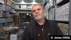 This Baglar trader says his business has suffered under the pro-Kurdish HDP and that he is ready to support the AKP.
