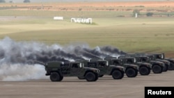 Pháo chống tăng M56 cũng có mặt trong cuộc tập trận Han Kuang.