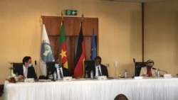 Lancement officiel du projet Appui au Programme Frontières, à Yaoundé le 18 novembre 2020. (VOA/Emmanuel Jules Ntap)