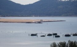 តំបន់ក្នុងស្រុកទឹកឈូ ខេត្តកំពត ដែលត្រូវបានចាក់ដីលុបសមុទ្រ ហើយពលរដ្ឋថា គម្រោងអភិវឌ្ឍមួយនេះបង្កផលប៉ះពាល់ដល់កន្លែងនេសាទរបស់ពួកគេ កាលពីថ្ងៃទី ៣ ខែតុលា ឆ្នាំ ២០២១។ (ស៊ុន ណារិន/VOA Khmer)