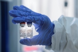 A handout photo provided by the Russian Direct Investment Fund (RDIF) shows samples of a vaccine against COVID-19 developed by the Gamaleya Research Institute of Epidemiology and Microbiology, in Moscow, Russia August 6, 2020.