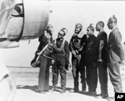 The Tuskegee airmen, black fighter pilots and gunners, served with distinction, escorting US bombers over Europe and Africa.