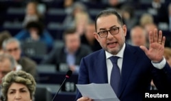 European Parliament's presidential candidate Gianni Pittella attends the presentation of the candidates for the election to the office of the President at the European Parliament in Strasbourg, France, Jan. 17, 2017.