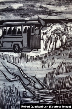 Woodcut by Robert Quackenbush