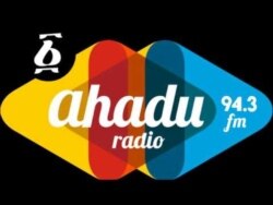 The logo of Ahadu Radio.