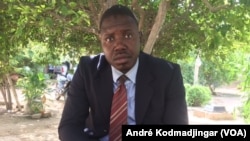 Moussa Mahamat Mahadi à N'Djamena, le 3 juillet 2019. (VOA/André Kodmadjingar)