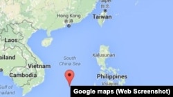 Location of Taiping Island