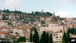 Kota Nazareth di Israel yang sering dikunjungi oleh para peziarah Nasrani (foto: ilustrasi).