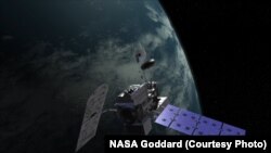 When deployed, the SnowEx satellite will be able to measure snowpack depth and water content, even through trees.