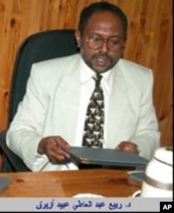 Dr. Rabie Abdelati Obeid, a prominent member of Sudan's dominant National Congress Party (NCP)