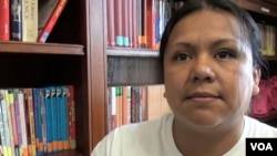 Maya, undocumented immigrant (D. Block/VOA)