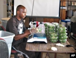 After his third tour in Iraq, Corey Pollard, 26, came to Archi's Acres to learn new skills which will help him adjust to civilian life.