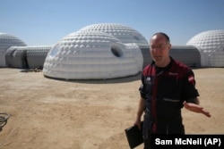Gernot Groemer, commander of the AMADEE-18 Mars simulation in the Dhofar desert of southern Oman.