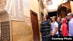 FILE - DLI students of Modern Standard Arabic tour the ancient town of Fes, Morocco. About 30 percent of DLI students spend four weeks immersed in the culture of the languages they are studying at the institute. (Photo by Natela Cutter)