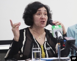 FILE - Leila Zerrougui, special representative of the U.N. Secretary-General for Children and Armed Conflict, July 16, 2015.