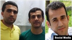 زانیار و لقمان مرادی و رامین حسین پناهی، سه زندانی سیاسی اعدام شده در ۱۷ شهریور ١٣٩٧. آرشیو