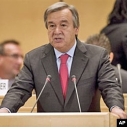 UNHCR High Commissioner Antonio Guterres in Geneva, Switzerland, 04 Oct 2010