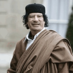 Libyan leader Moammar Gadhafi does not support the partition of Sudan