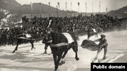 Skijoring - St. Mortiz 1928