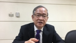 台湾国家政策研究基金会国安组召集人林郁方。（图／陈筠摄）