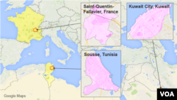 Islamic State-backed attacks on June 26