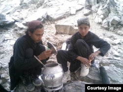 The two brothers learned to operate various kinds of weapons including AK 47s and rocket launchers.