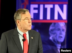 FILE - Former U.S. Republican presidential candidate and former Florida governor Jeb Bush.