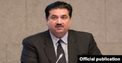 Pakistan Defense Minister Khurram Dastgir Khan