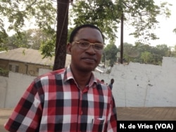 Umaru Barrie recently returned from Libya where he worked various jobs, such as tailoring. He did not always get paid for his work and is trying to rebuild his life now back home in Sierra Leone.