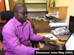 Liboum Mbonayem du Cifor à Yaoundé, le 5 novembre 2018. (VOA/Emmanuel Jules Ntap)