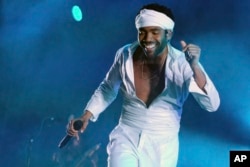 Donald Glover who goes by the stage name Childish Gambino performs on day two of the Governors Ball Music Festival on June 3, 2017, in New York.