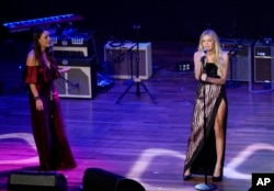 Kelsea Ballerini performs at the 55th Annual ASCAP Country Music Awards at the Ryman Auditorium, Nov. 6, 2017, in Nashville, Tennessee.