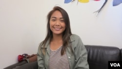Kiana Nem, 16 year-old Lowell High School student, speaks to VOA about her experience growing up in Lowell as Cambodian-American children, at Lowell Community Health Center, on Thursday, September 8, 2016.