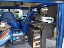 Station mobile saat di lokasi bencana. (Foto: Eko Khrismasrianto/pribadi)